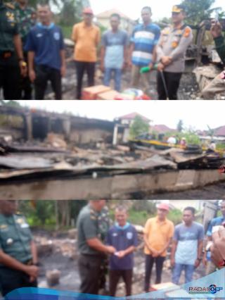 4 Unit Rumah di Jalan Pertanian Bengkalis Ludes Terbakar 